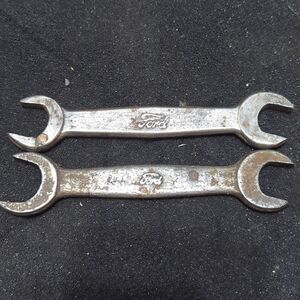 Antique Ford Open End Wrenchs T-1917/ 1-2 Stamp 5-1/2" Long